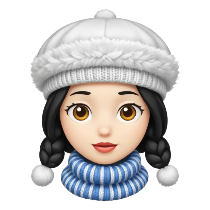 snow beret object sticker