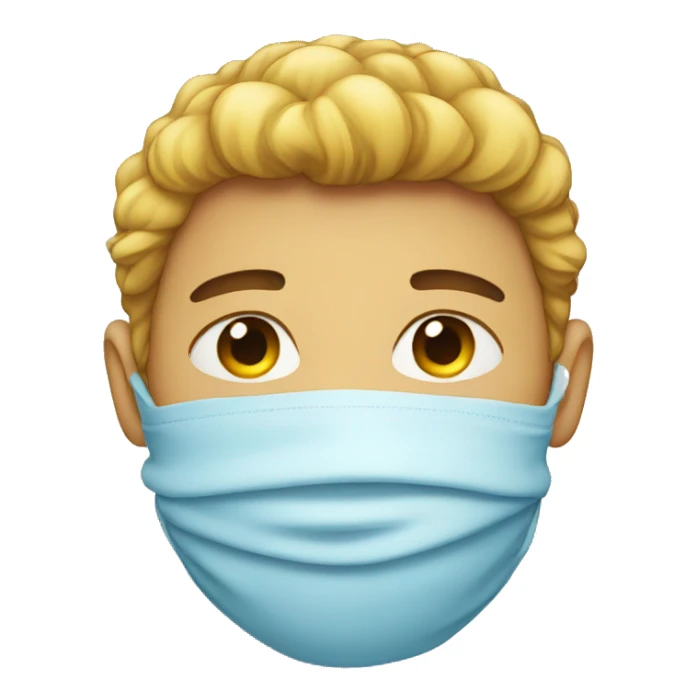 cold face emoji but red sticker