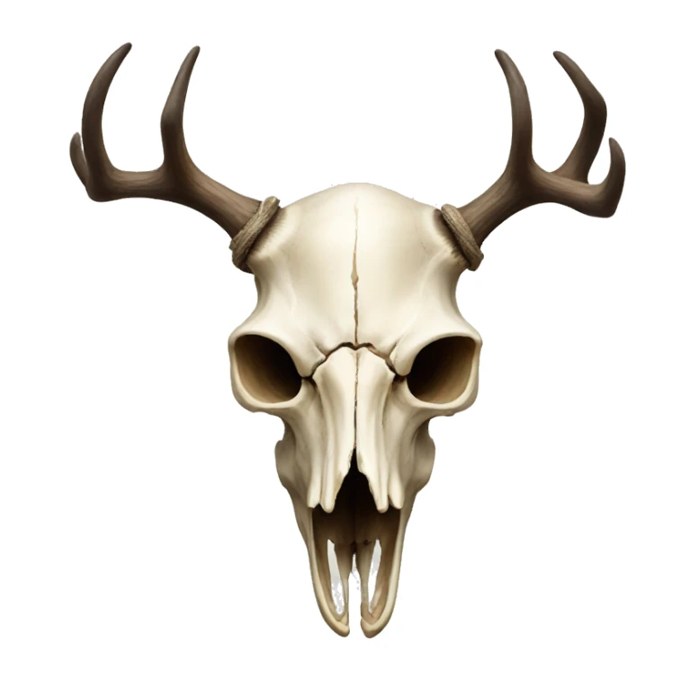 Deer skull sticker