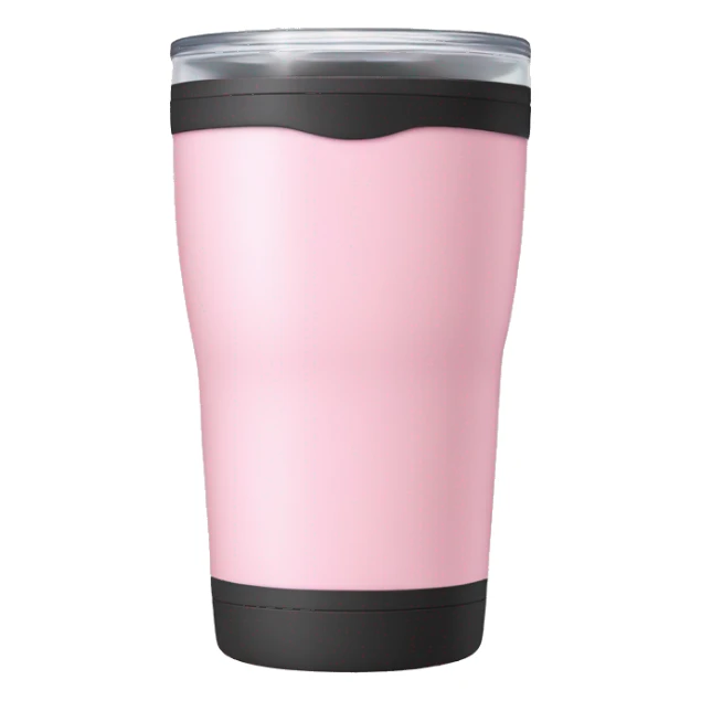Light pink tumbler without face sticker