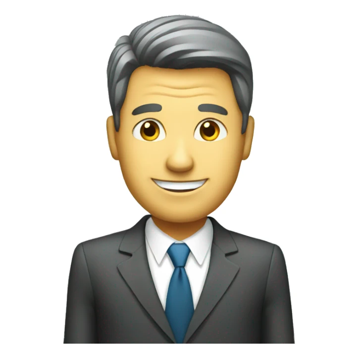 Businessman with money sticker