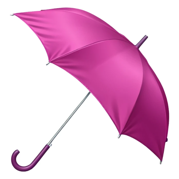Dark pink umbrella with bow on the holder sticker