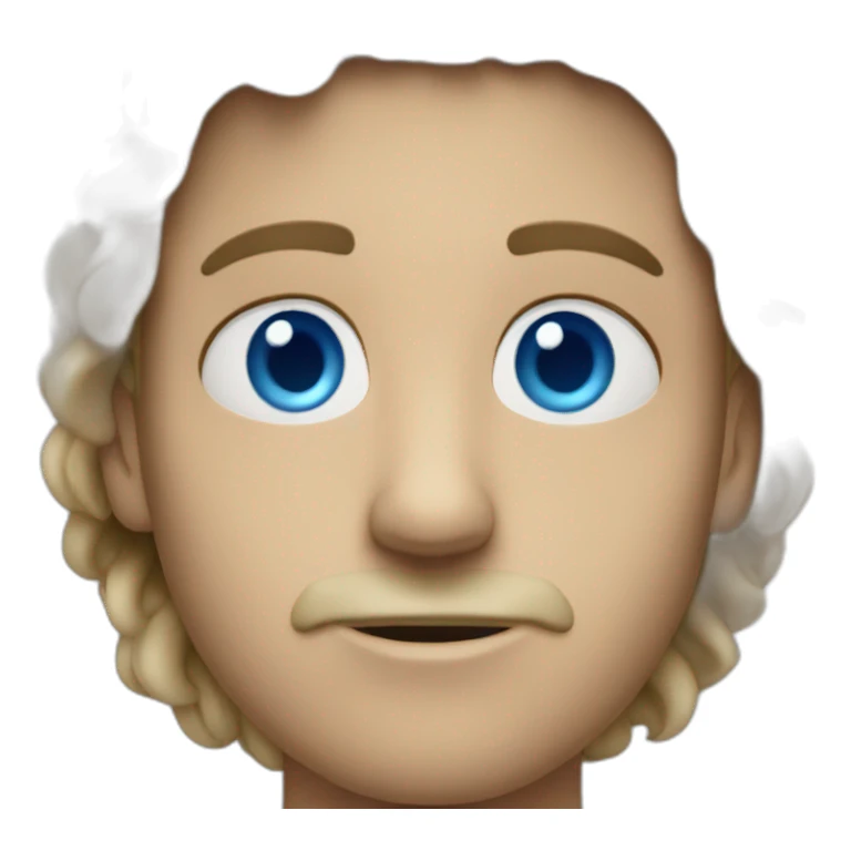 filmmaker white blue eyes sticker