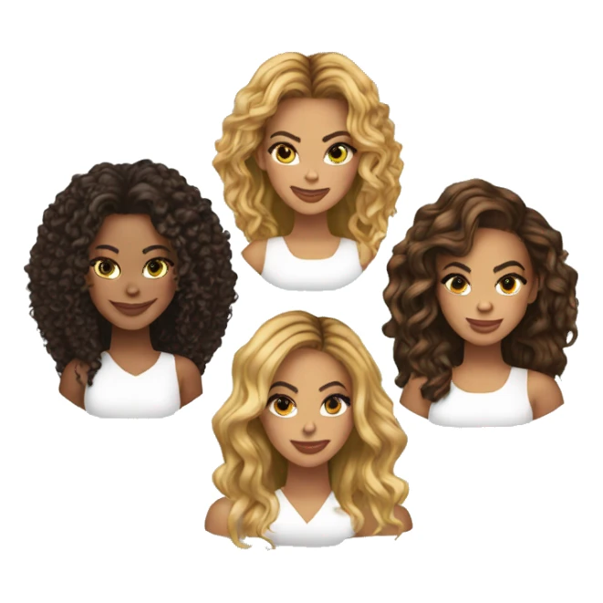 Kelly, Beyonce & Michelle  sticker