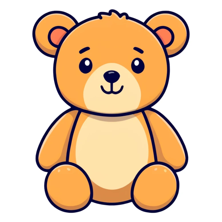 Teddy bear love sticker