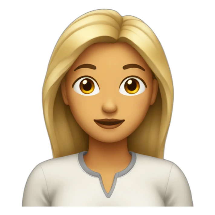 Femme qui boude sticker