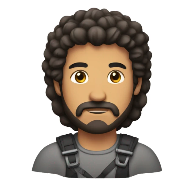 Hombre fuerte sticker