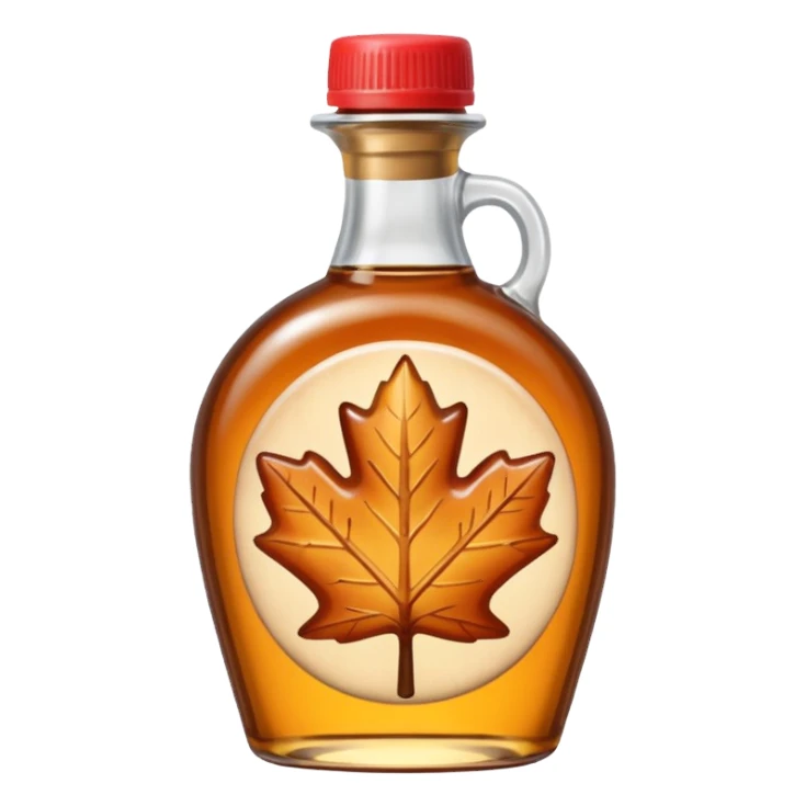 Maple syrup sticker