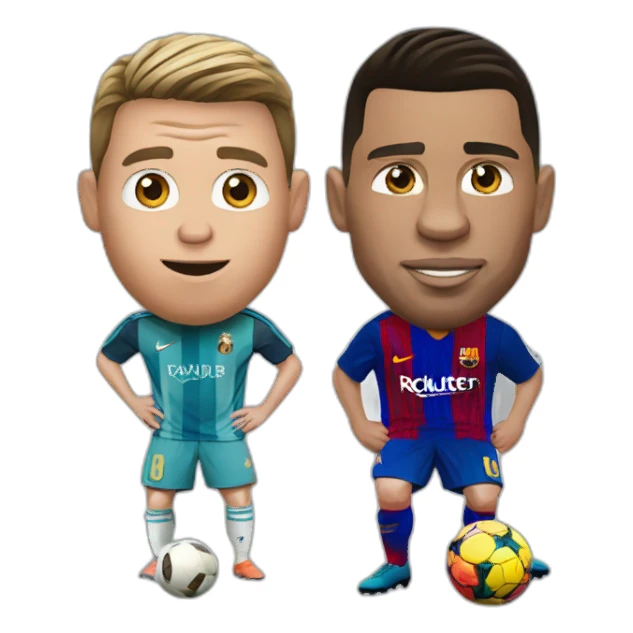 Ronaldo VS Messi sticker