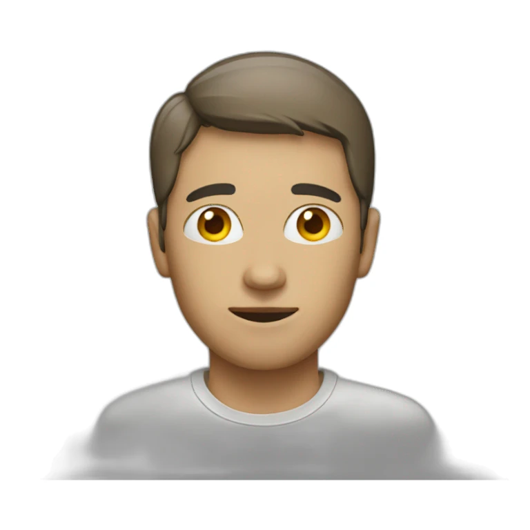 A person without eyes sticker