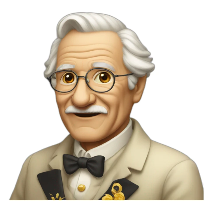 Grand père des simspon sticker