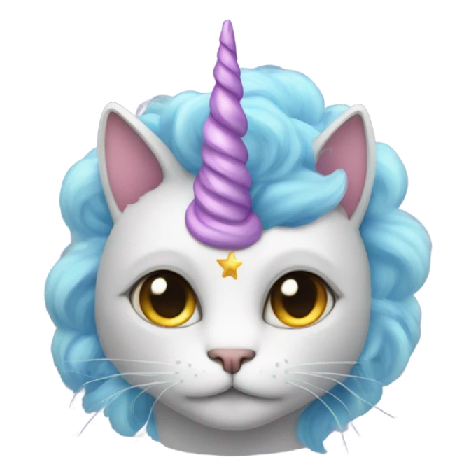 Unicorn cat sticker