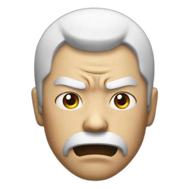 angry japanese sticker