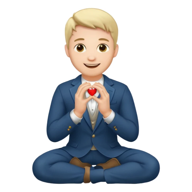 man kneeling and asking for marriage sticker