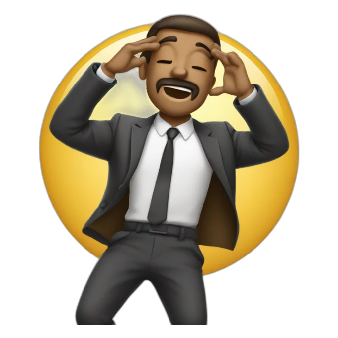 Homme qui fais un dab sticker