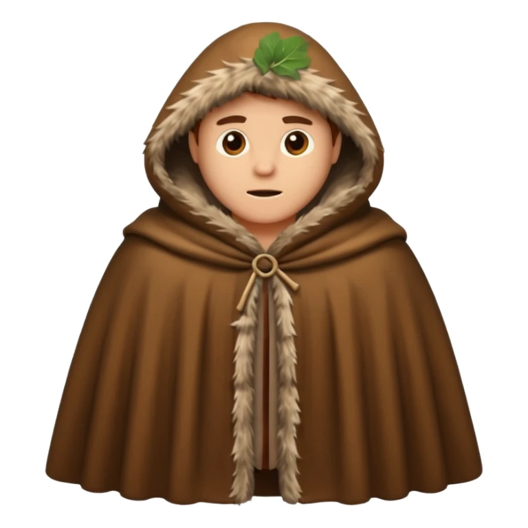 fur cloak stone age without human sticker