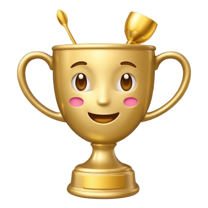 EMOJI AND WINNER CUP sticker
