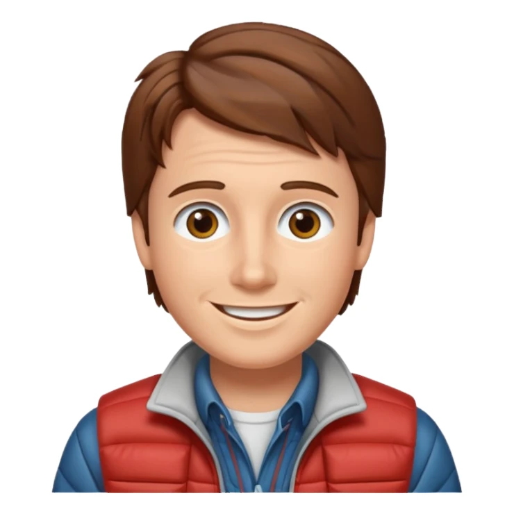 back to the futurey marty mcfly sticker