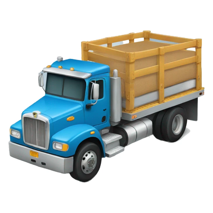 Flatbed truck sticker