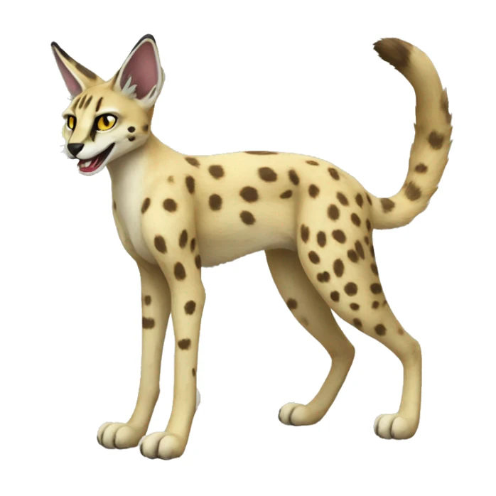 Sergal-Serval-Vernid full body sticker