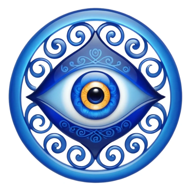 Turkish amulet against the evil eye sticker