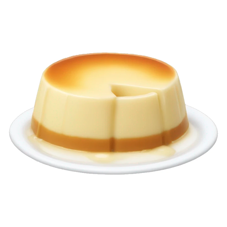 Flan du lait sticker