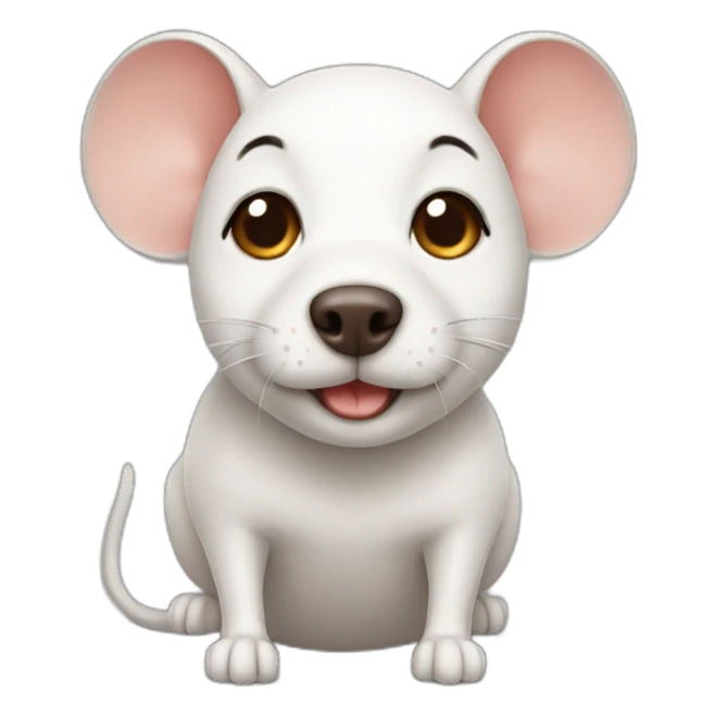 MOUSE WITH A DOG'S BODY sticker