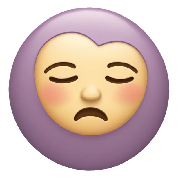 Face with zzz sleep and heart sticker