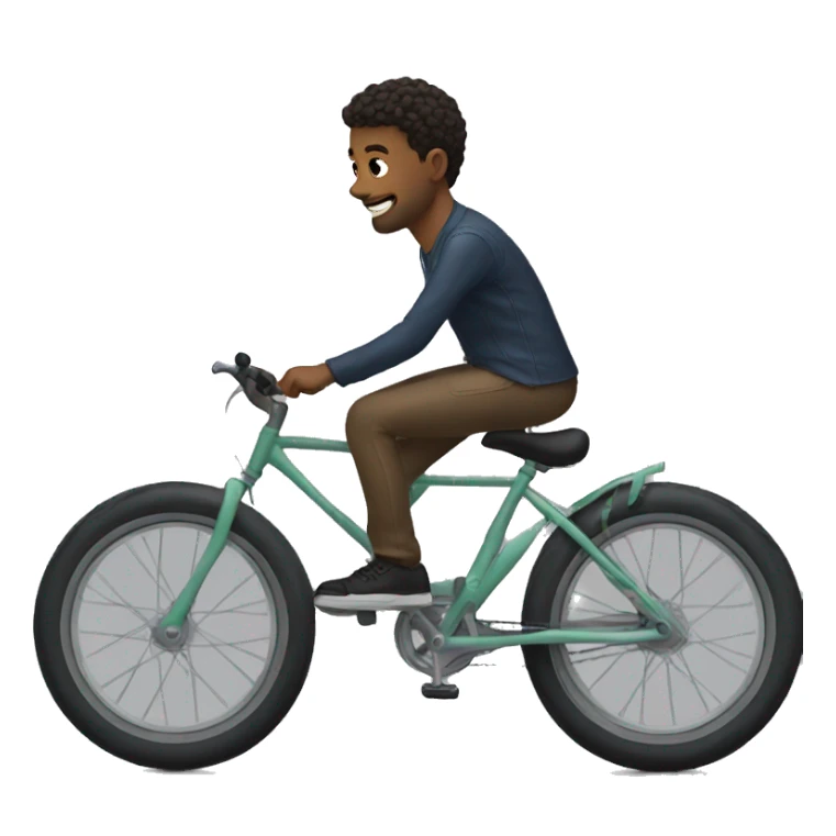 Alex on bike  sticker