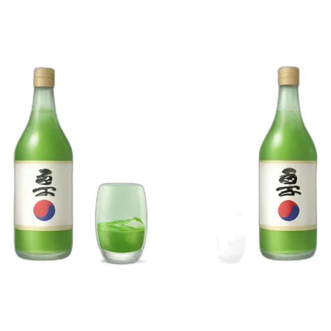 korean soju sticker
