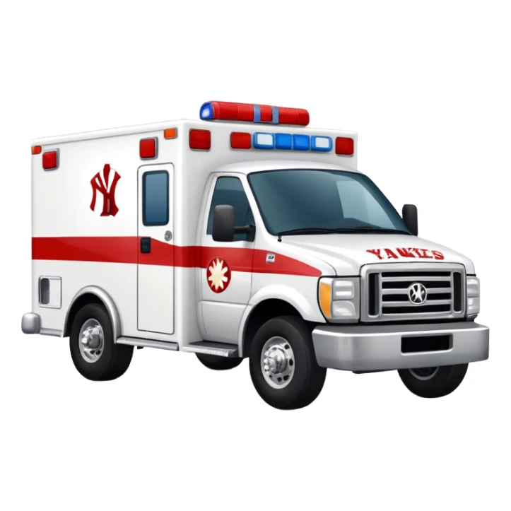 New York Yankees ambulance sticker