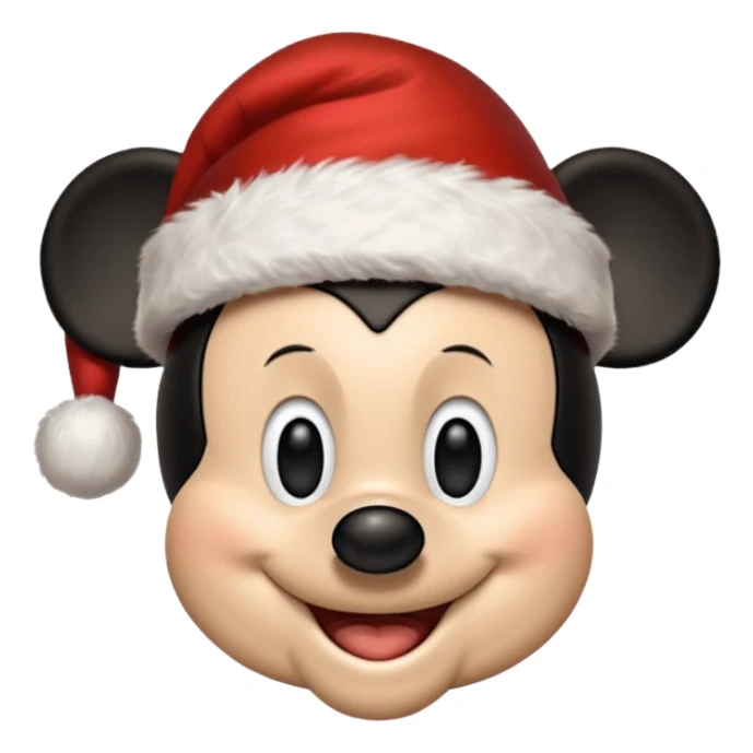 mickey christmas sticker