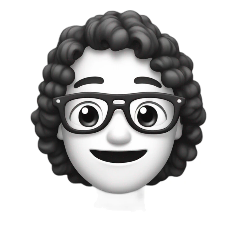 Cinéma in black and white sticker