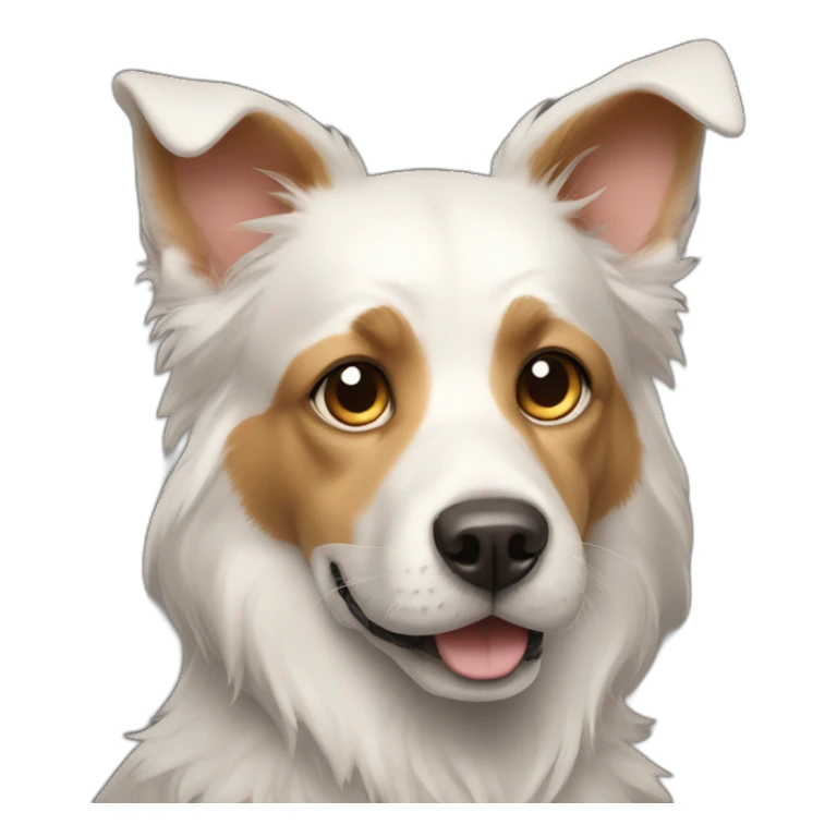 A super hero dog sticker