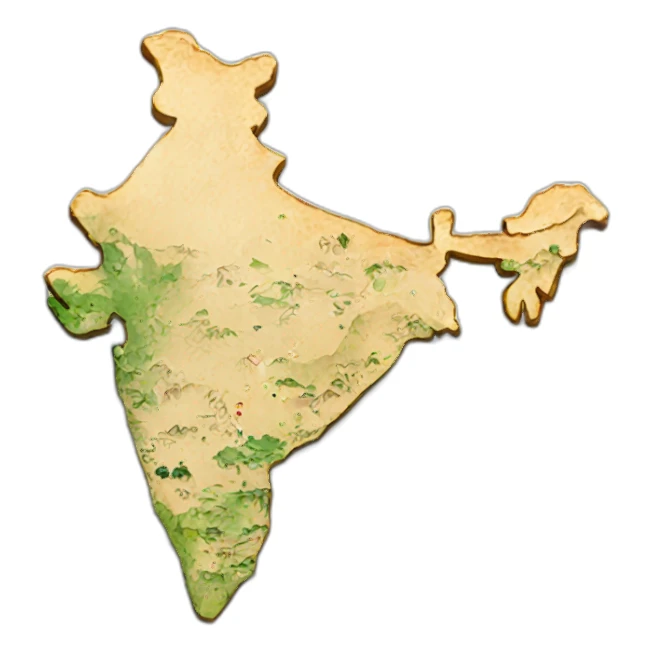 India map sticker