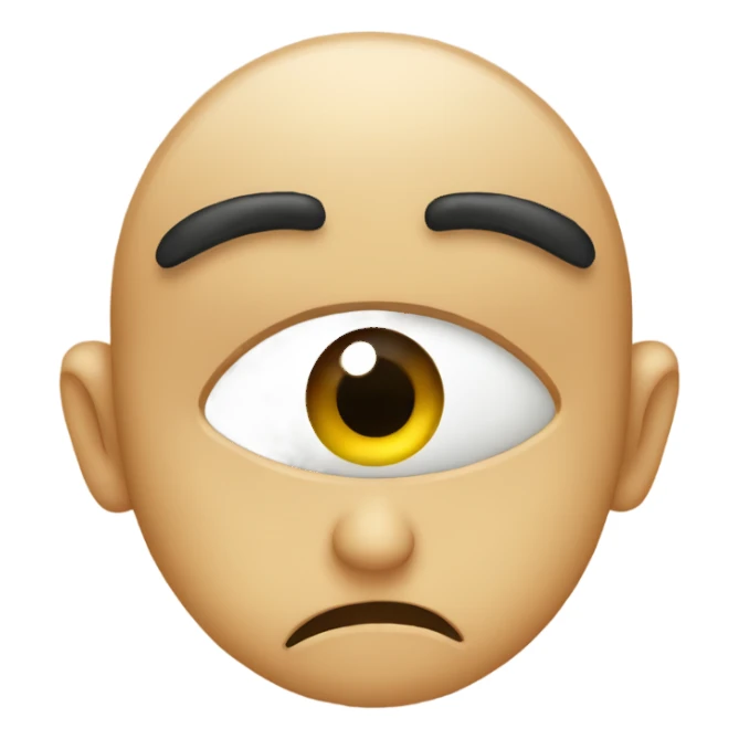 eye clenching like your annoyed sticker