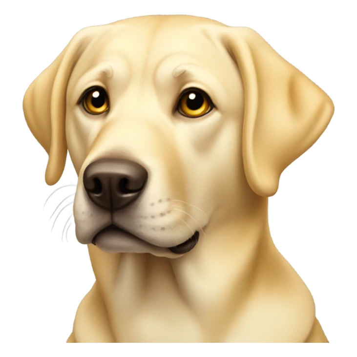 yellow lab dog sticker