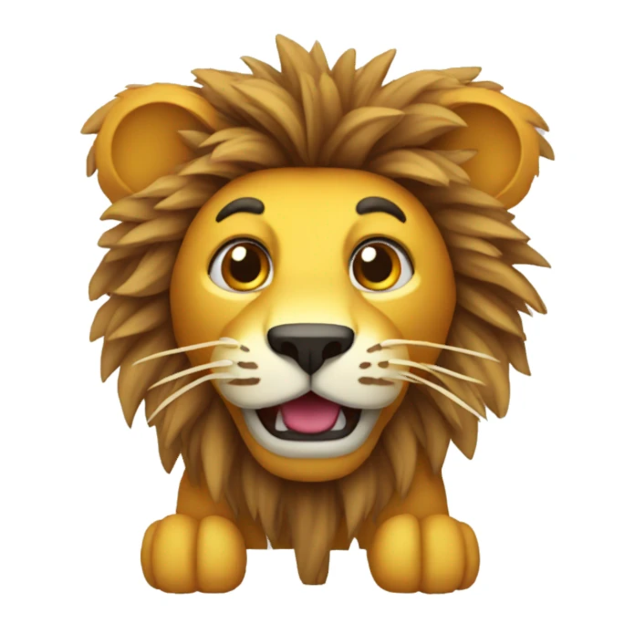 Piñata lion sticker