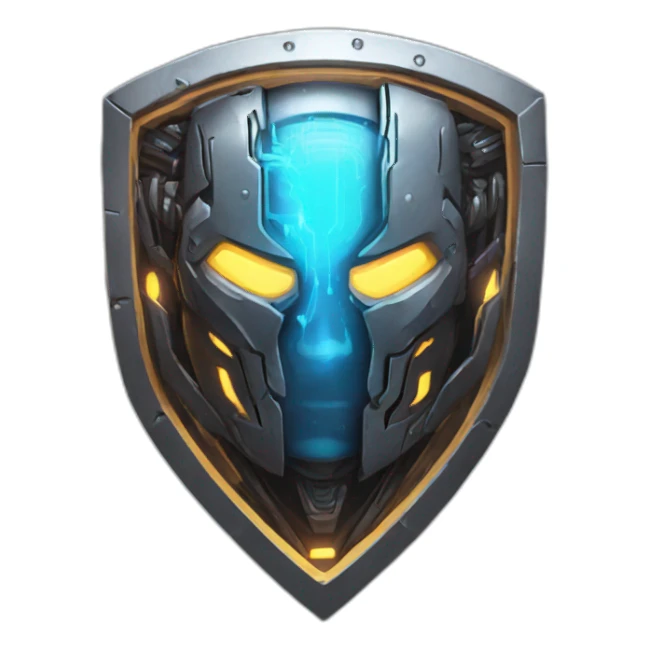 Energy Shield cyberpunk sticker