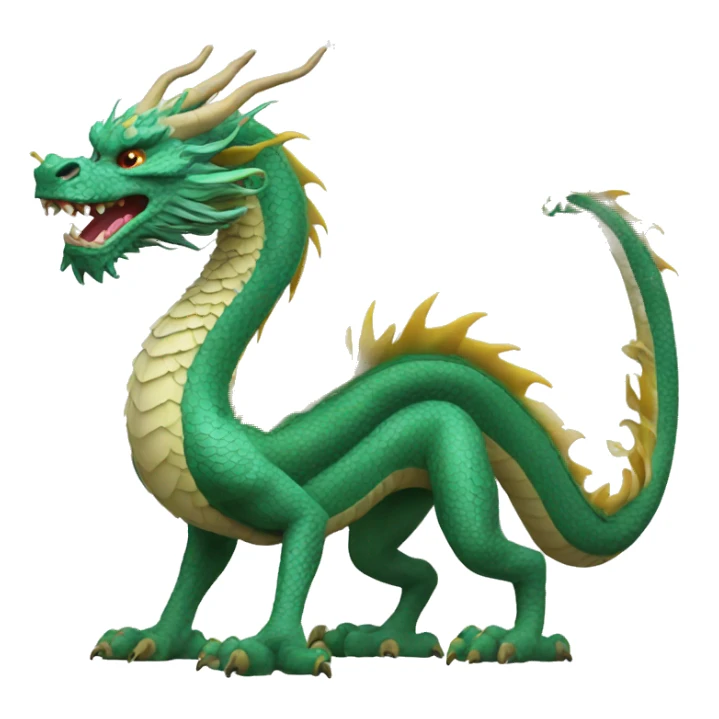 Chinese dragon full body sticker