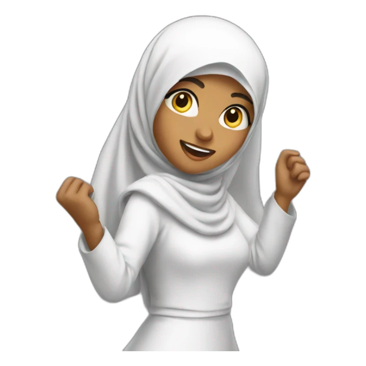 muslim girl dance sticker