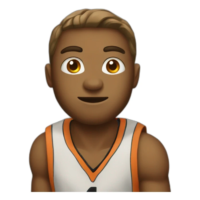 Haalland play basketball sticker