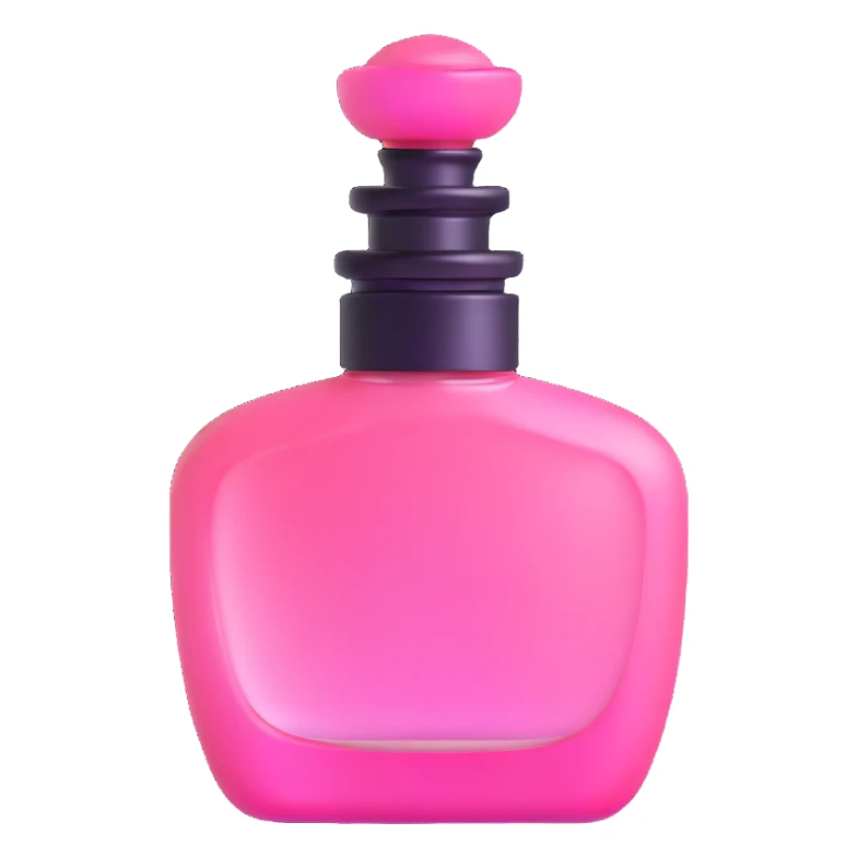 pink perfume bottle sticker