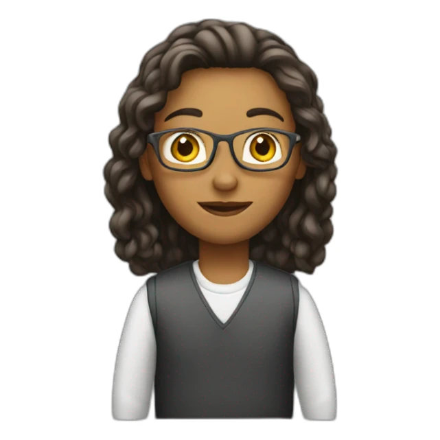 student in class sticker