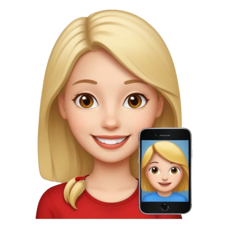 girl on facetime sticker