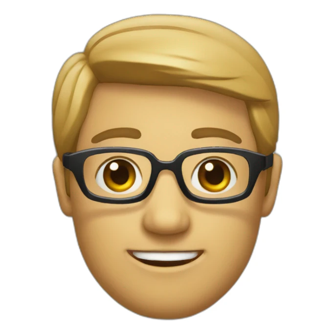 Filósofo con lentes sticker