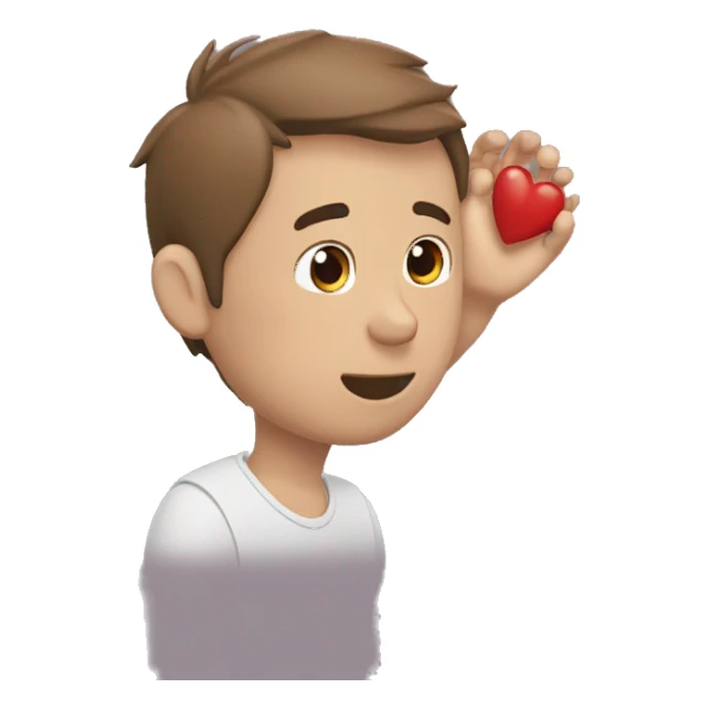 Manos haciendo un corazon sticker