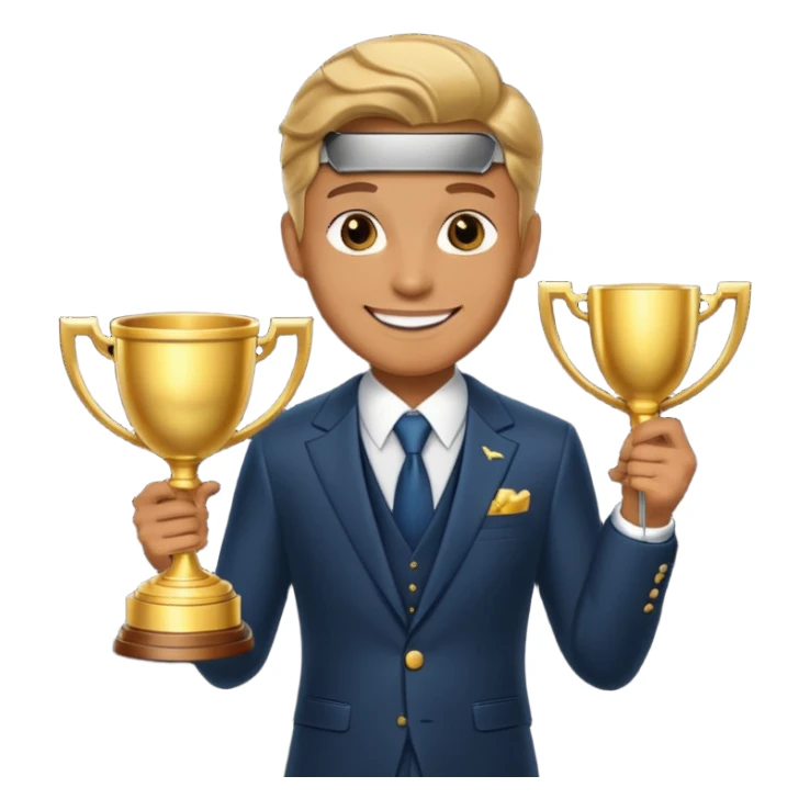 billionaire trophy sticker