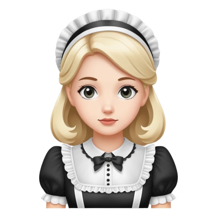  French maid sticker