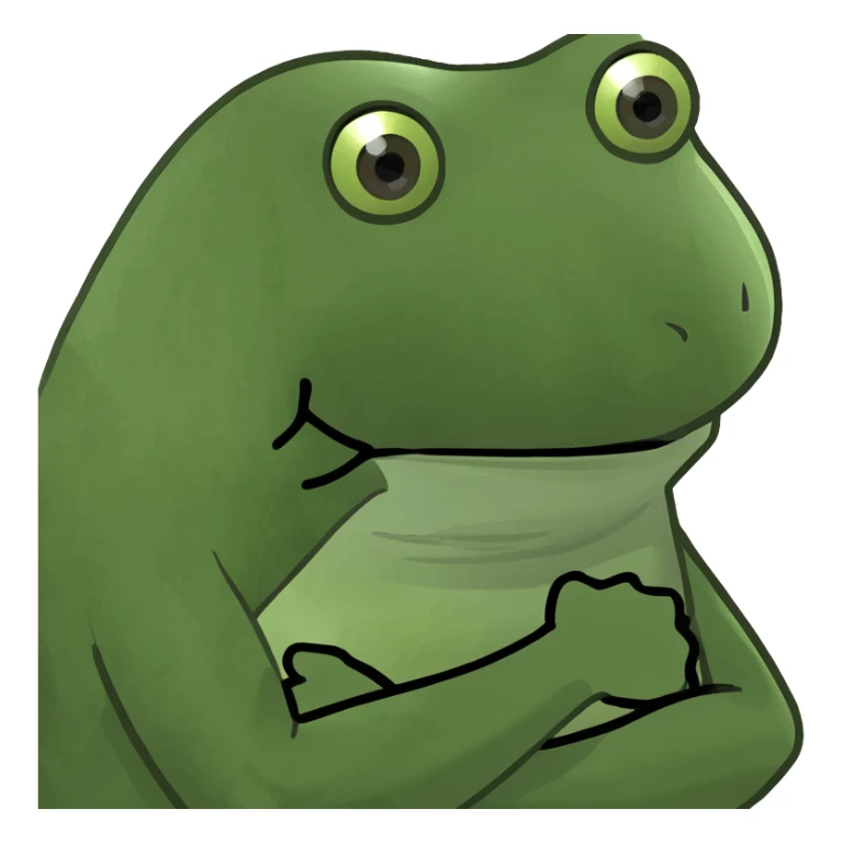 Arms crossed sticker